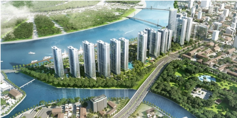 Hai mặt căn hộ The Privé giáp sông, yếu tố phong thủy